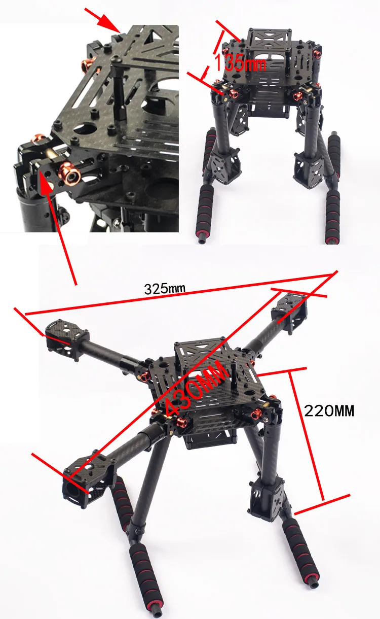 Flyroun LX350 PRO 350mm drone  - Thermal Imager Drone Gimbal review and price